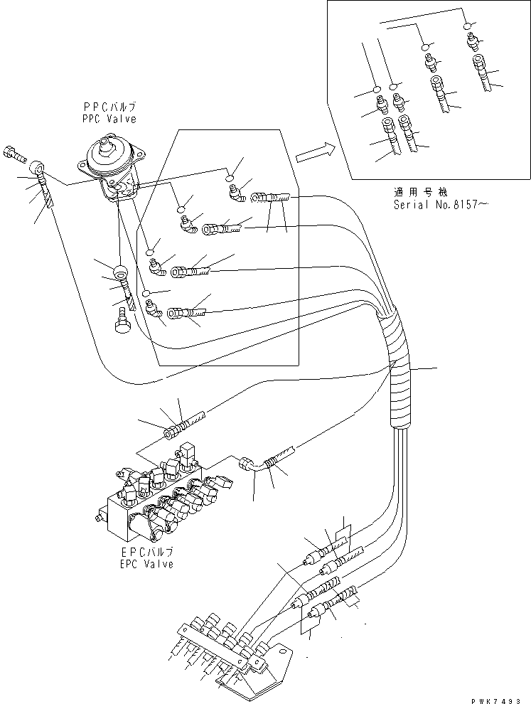 Шланг 21X-62-34342 KOMATSU