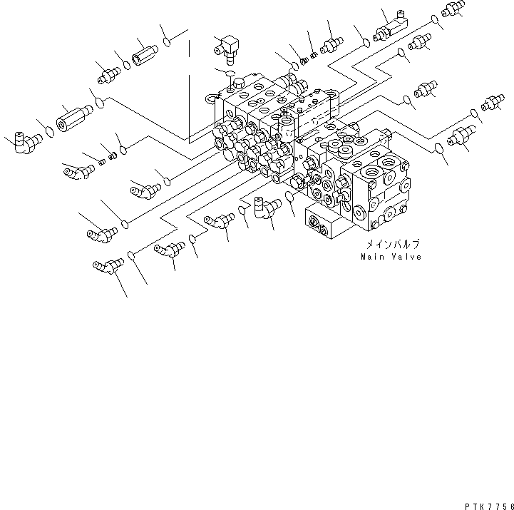 Ниппель 21X-62-31290 KOMATSU