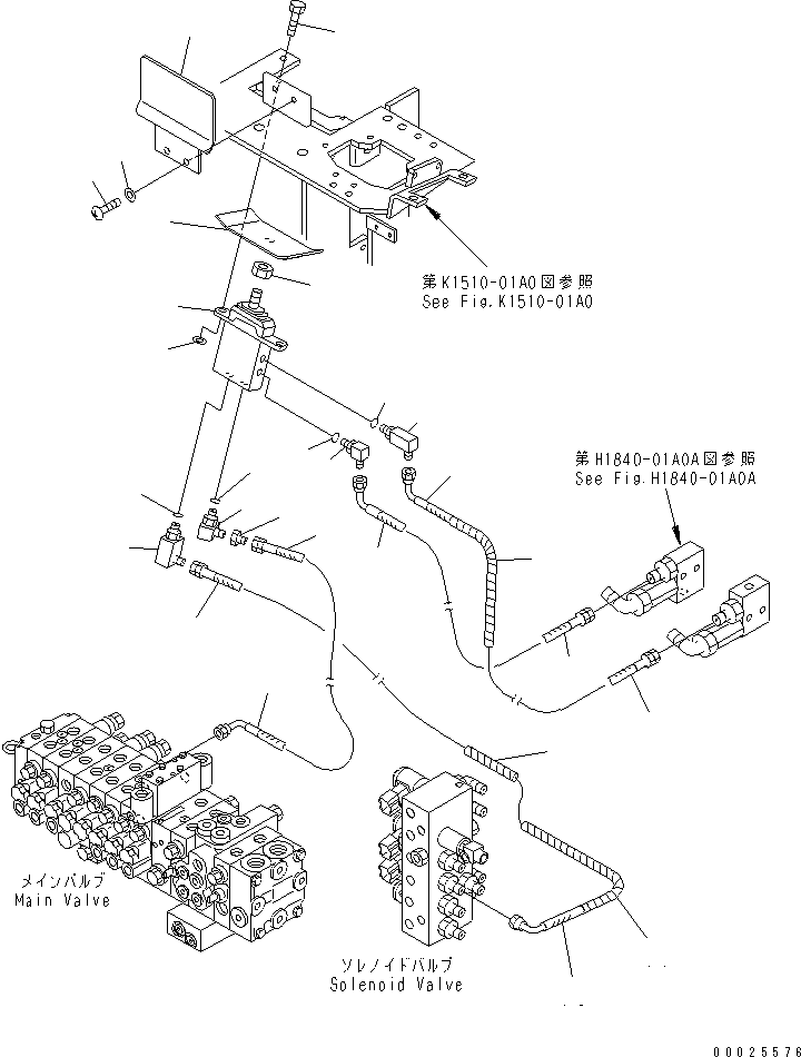 Шланг 21X-62-31991 KOMATSU