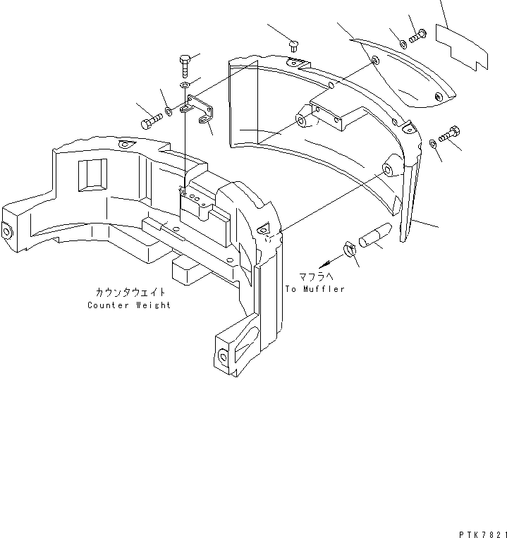 MARK,PC38UUX 21X-98-31221 KOMATSU