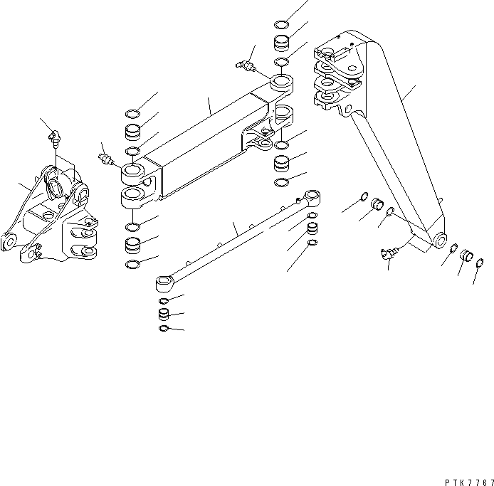 BOOM ASS'Y,1ST 21X-70-00070 KOMATSU