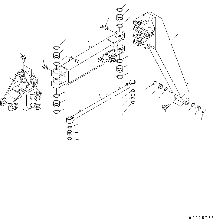 BRACKET,3RD 21X-957-3290 KOMATSU