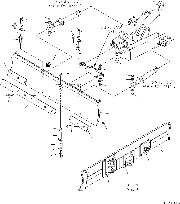PIN ASSY 22L-910-1141 KOMATSU