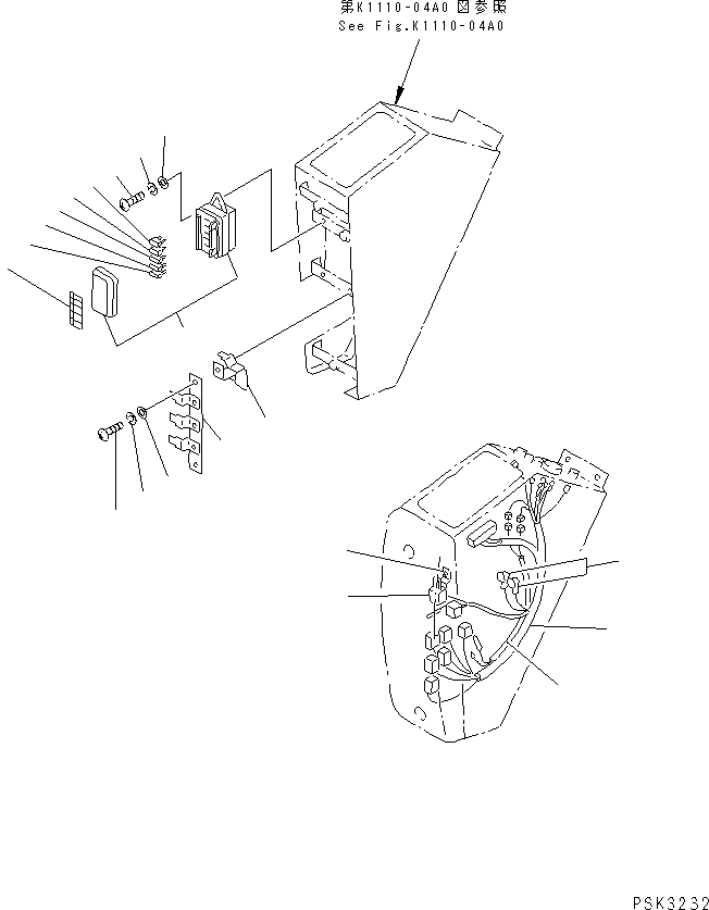 Провод 20U-06-21710 KOMATSU