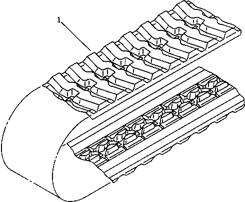 SHOE,RUBBER 20T-914-4241 KOMATSU