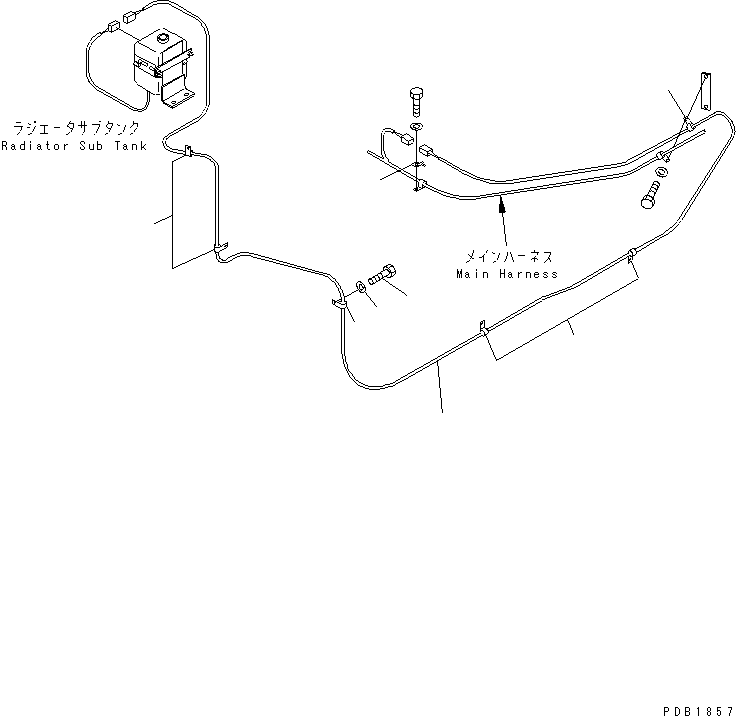 Жгут проводов 208-06-67280 KOMATSU