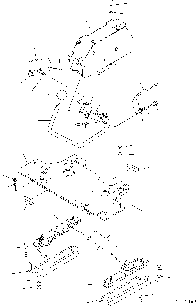 Кронштейн 207-43-61321 KOMATSU