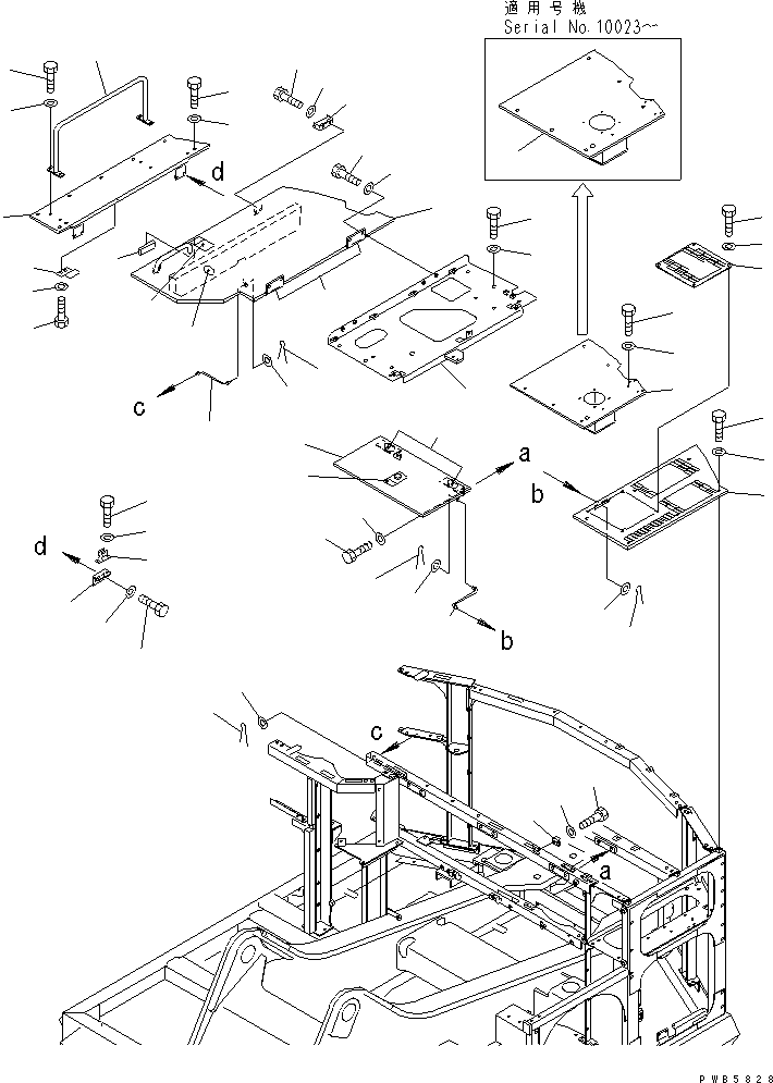 Планка 208-54-67390 KOMATSU