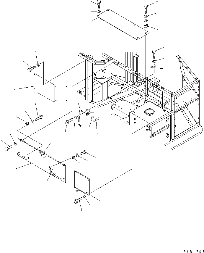 Петля 205-54-61460 KOMATSU
