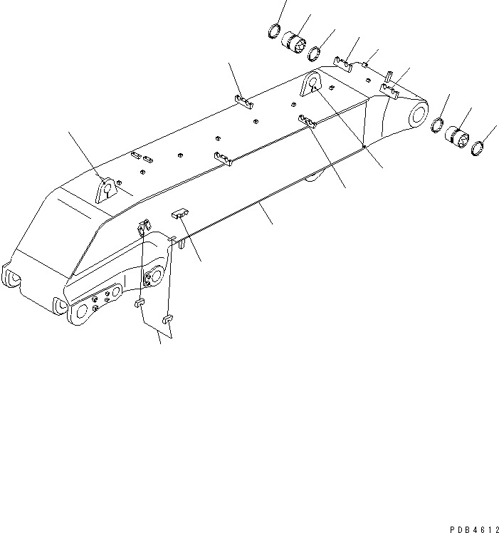 Стрела 208-72-68140 KOMATSU