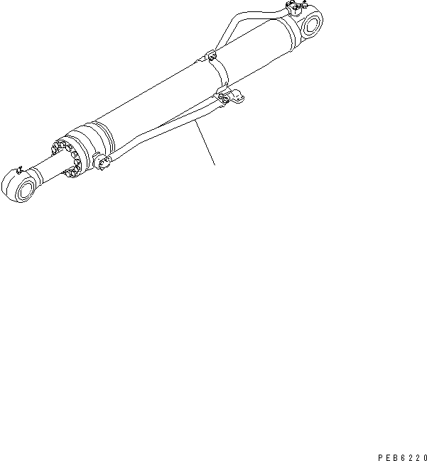 ARM CYLINDER GROUP (\8\208-63-X7320) KOMATSU
