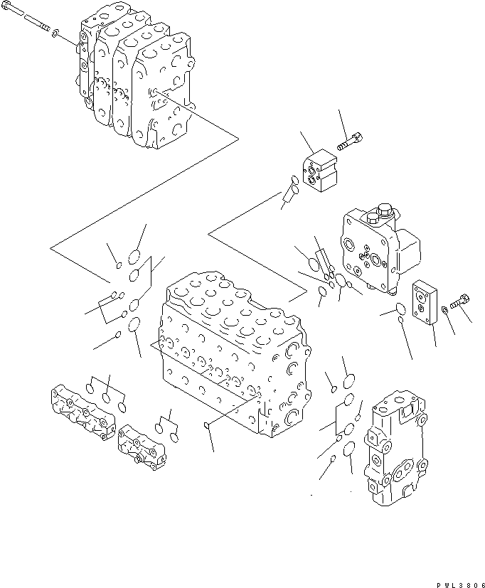 Управляющий клапан (723-49-19301) KOMATSU