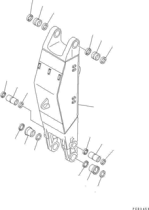 Рукоять в сборе 208-72-00210 KOMATSU