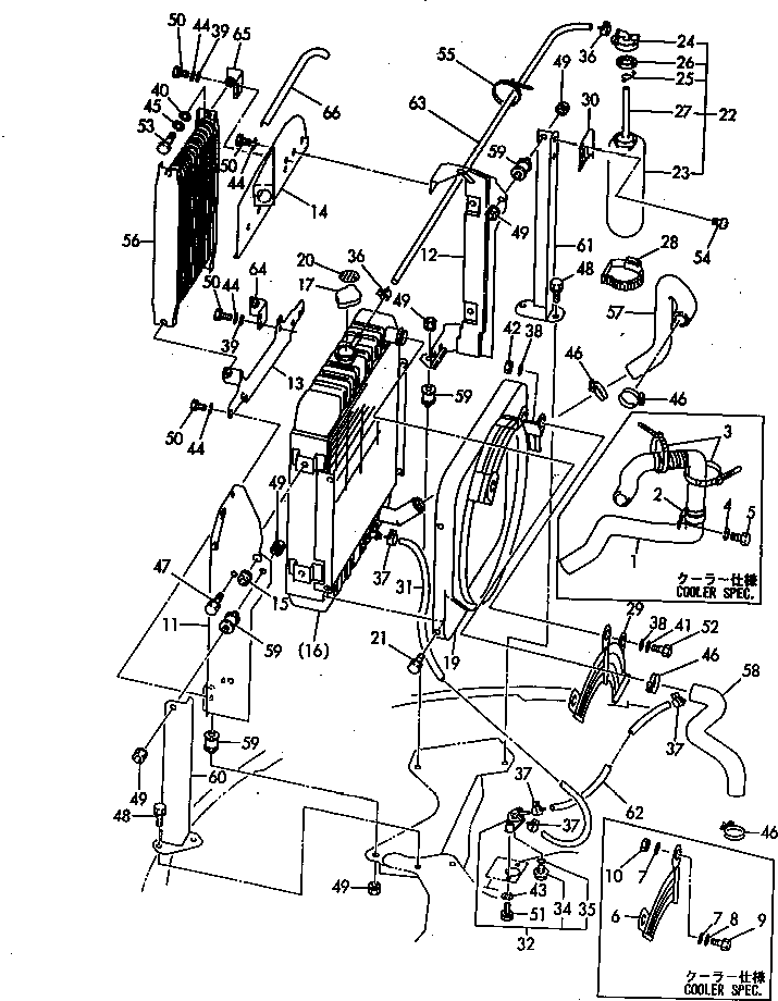 NET,WIRE YM129403-44592 KOMATSU