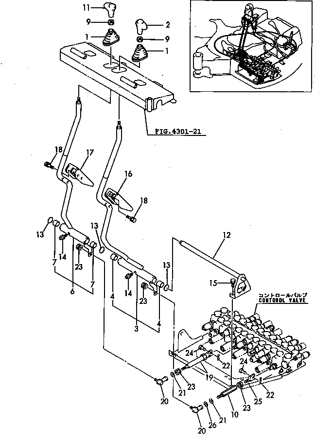 LEVER,TRACK YM172164-45100 KOMATSU