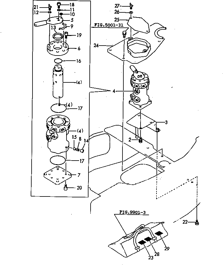 VALVE KIT YM172964-74530 KOMATSU