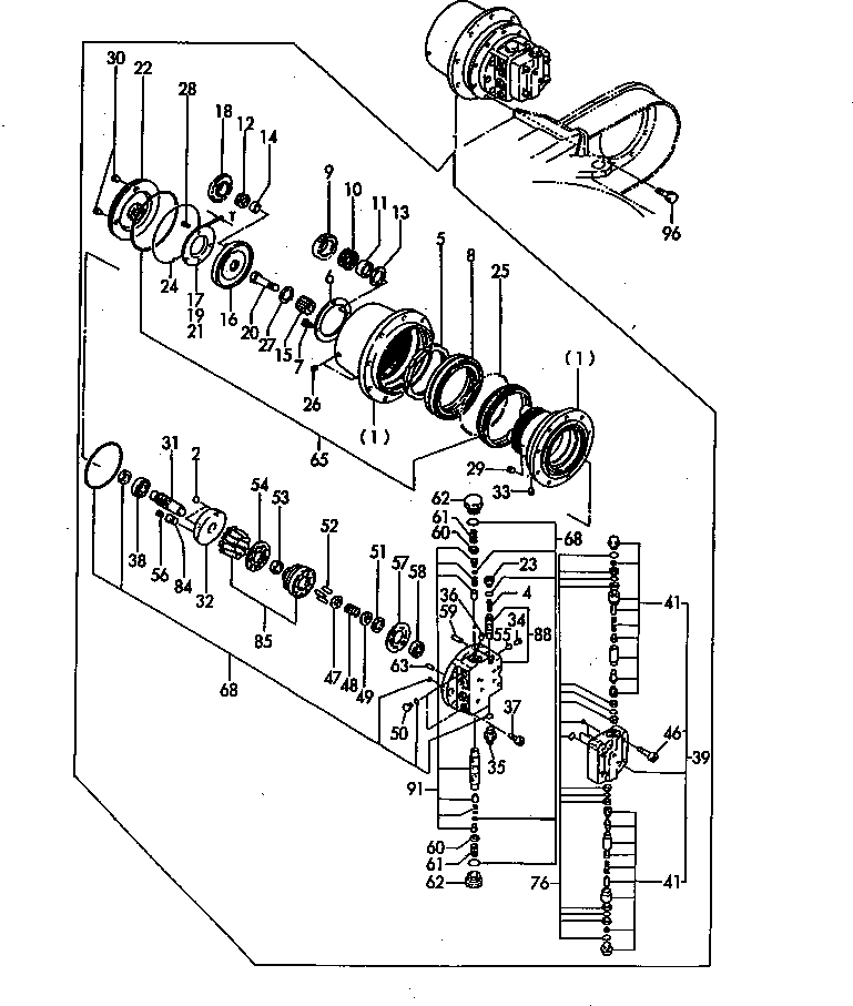 SEAL KIT,REDUCTION YM172164-70360 KOMATSU