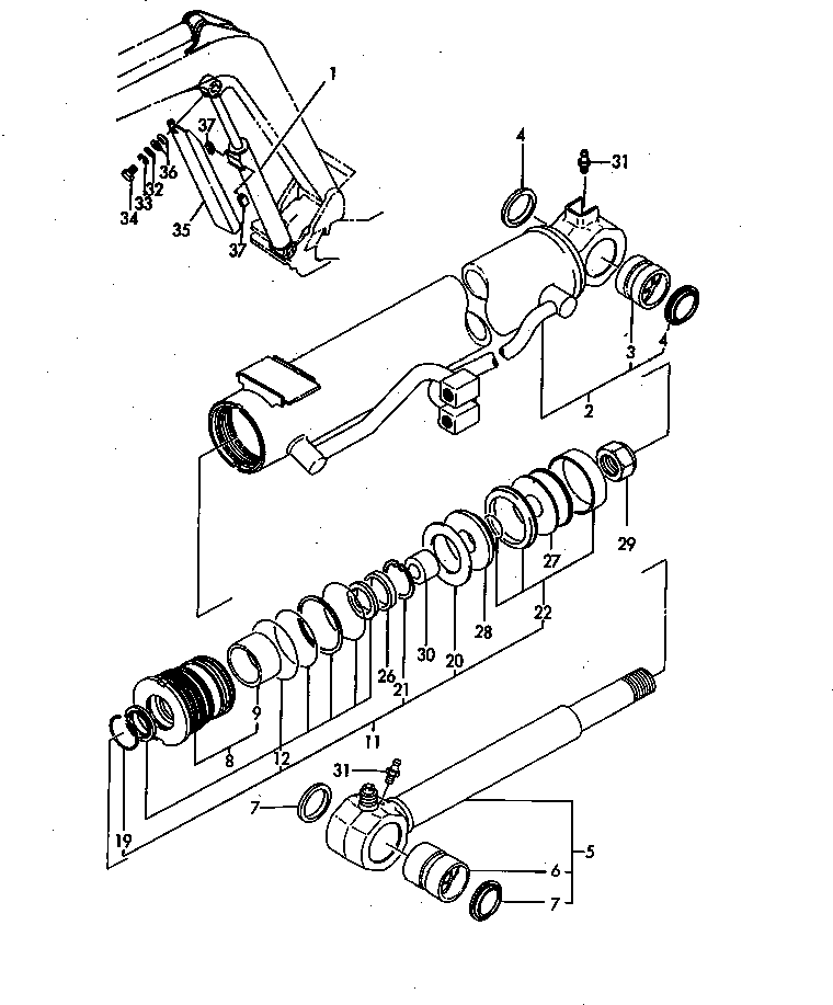 TUBE,BOOM YM172164-72111 KOMATSU