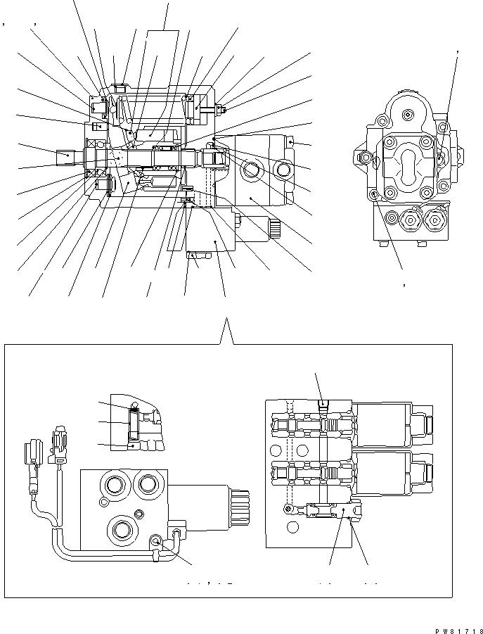 Пробка YM172422-73530 KOMATSU