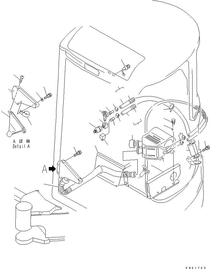 HEATER ASS'Y YM772423-17600 KOMATSU