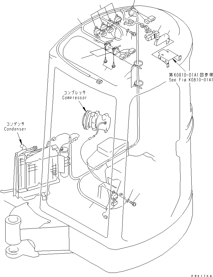 Жгут проводов YM172164-16702 KOMATSU