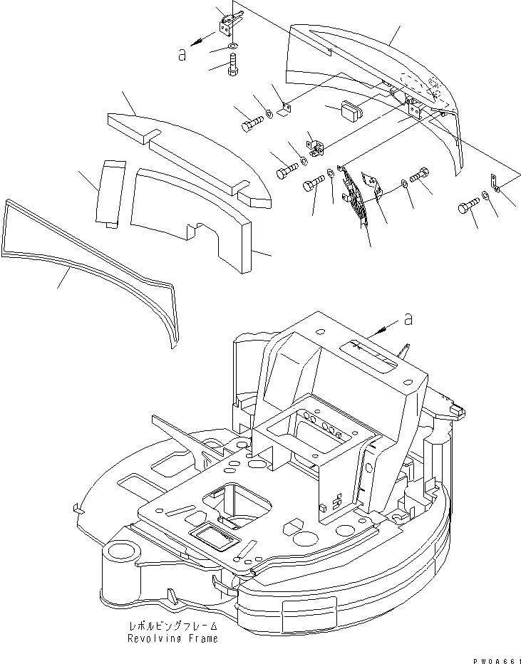 COVER,HOOD 22M-54-12610 KOMATSU