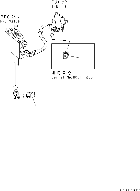 Соединение 22M-62-23331 KOMATSU