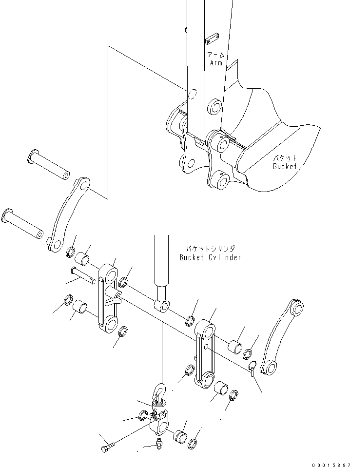 HOOK ASS'Y 20U-70-46200 KOMATSU