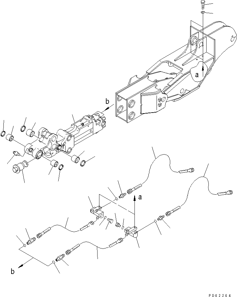 Шланг 20T-870-1241 KOMATSU