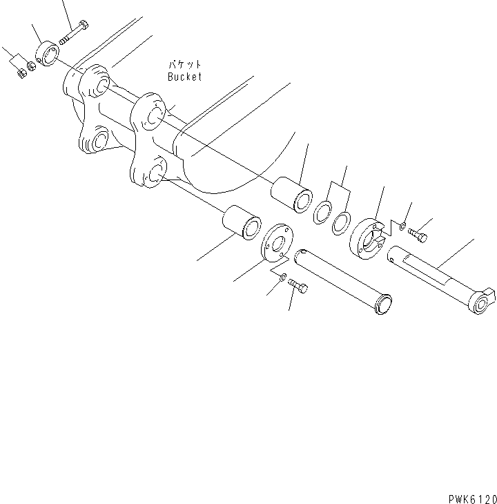 Палец 20T-70-84240 KOMATSU