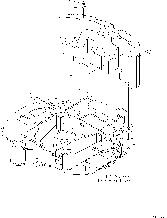 COUNTER WEIGHT 22N-46-12112 KOMATSU
