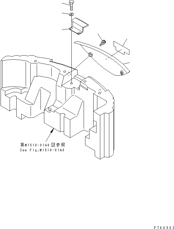 MARK PLATE,PC45MR 22N-98-11310 KOMATSU