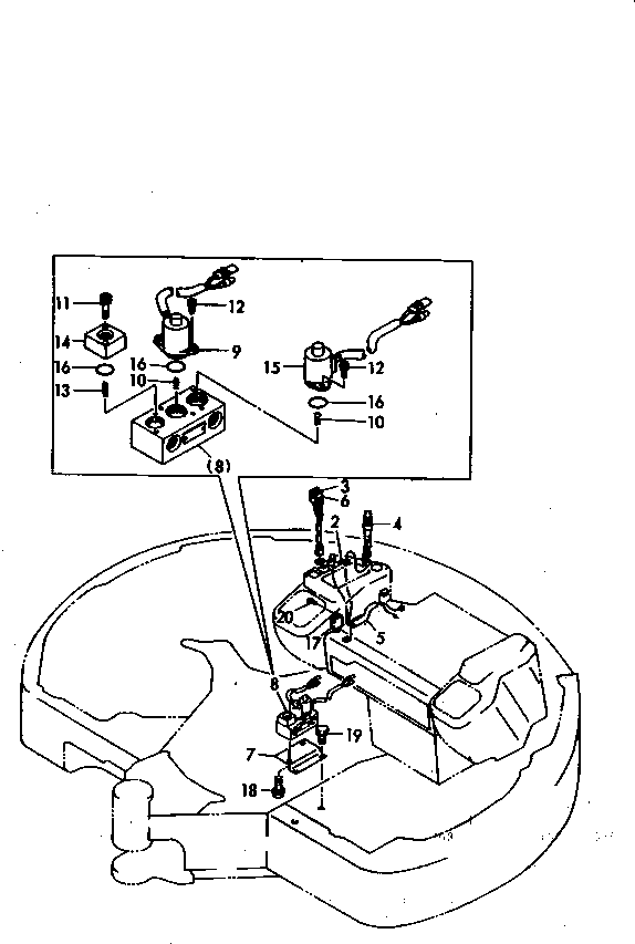 LABEL,(P.T.O. VALVE SPEC.) YM172165-03212 KOMATSU