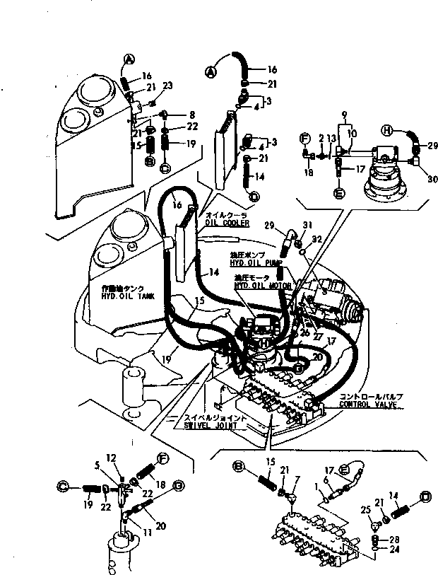 Шланг YM172176-78191 KOMATSU
