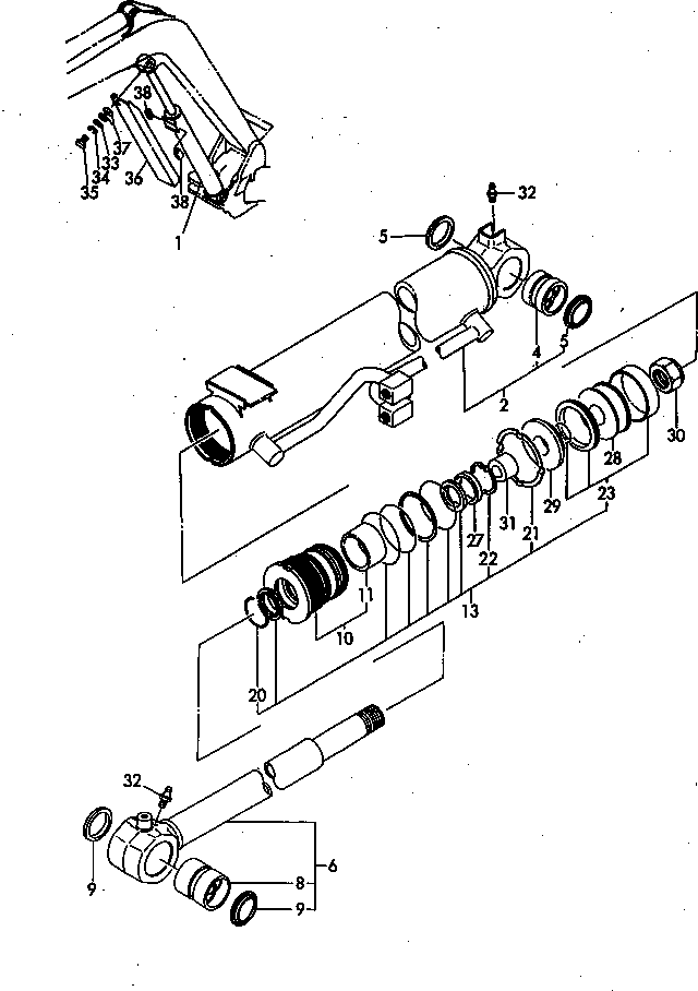 PLUNGER,CUSHION YM933127-32001 KOMATSU