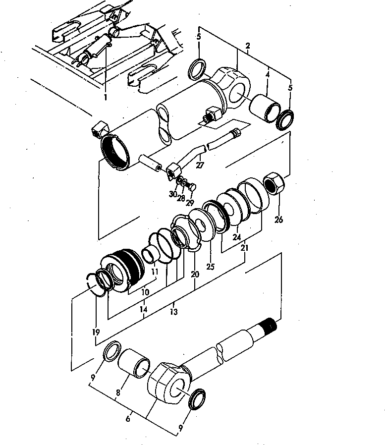 CYLINDER,BLADE YM172151-71500 KOMATSU