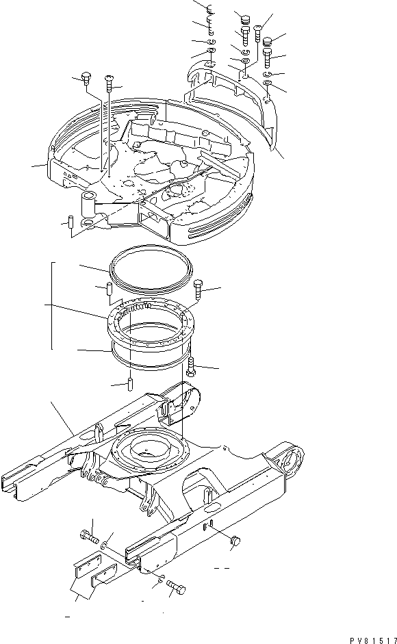 WEIGHT,CENTER YM17217653300K KOMATSU