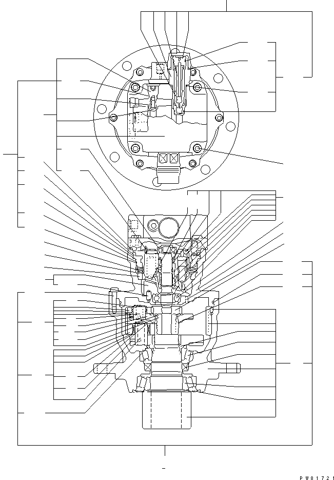 Клапан в сборе YM172425-73380 KOMATSU