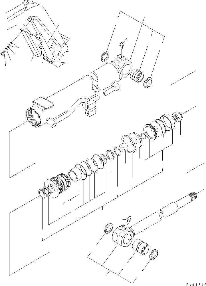 SEAL SET,HEAD YM172151-71810 KOMATSU