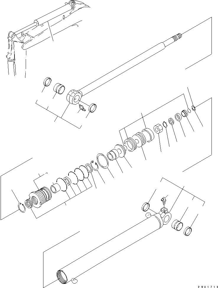 SEAL SET,HEAD YM172425-72500 KOMATSU
