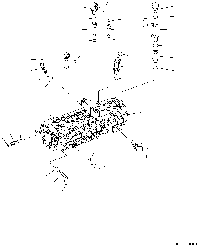 Управляющий клапан (723-1A-15200) KOMATSU