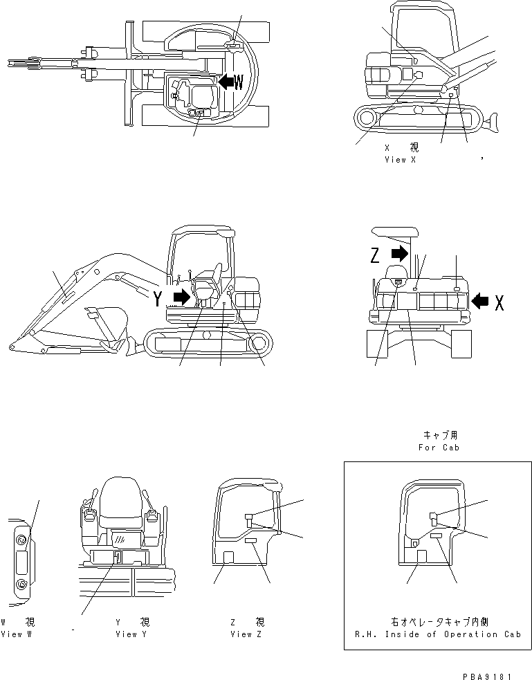 PLATE¤ MARK,PC50UD 20U-98-21240 KOMATSU