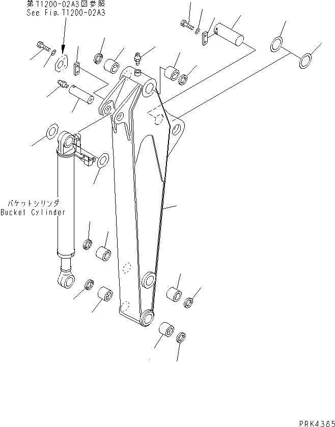 Рукоять в сборе 20U-70-00451 KOMATSU