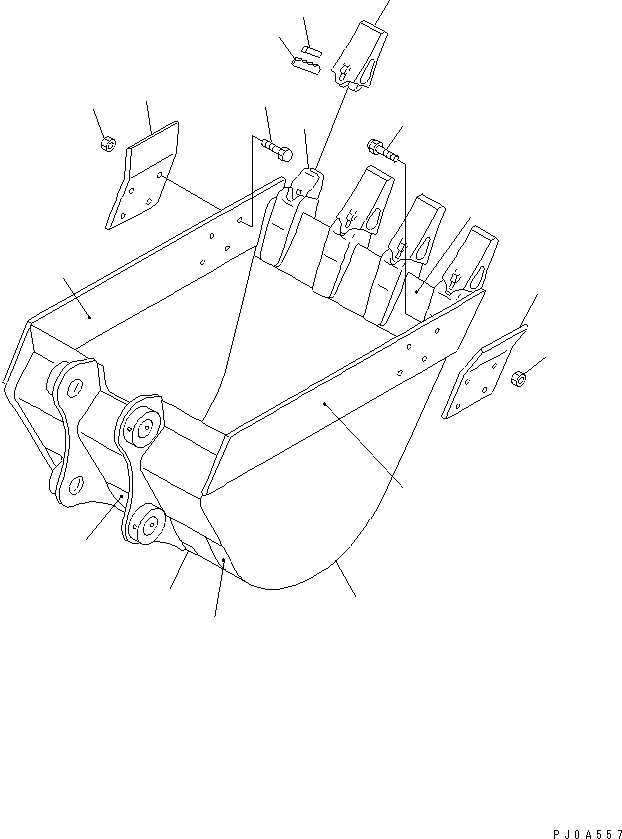 Ковш 20U-70-26420 KOMATSU