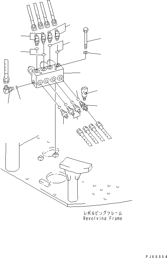 VALVE ASS'Y,(SEE FIG.Y1682-51B0) (20U-60-22801) KOMATSU