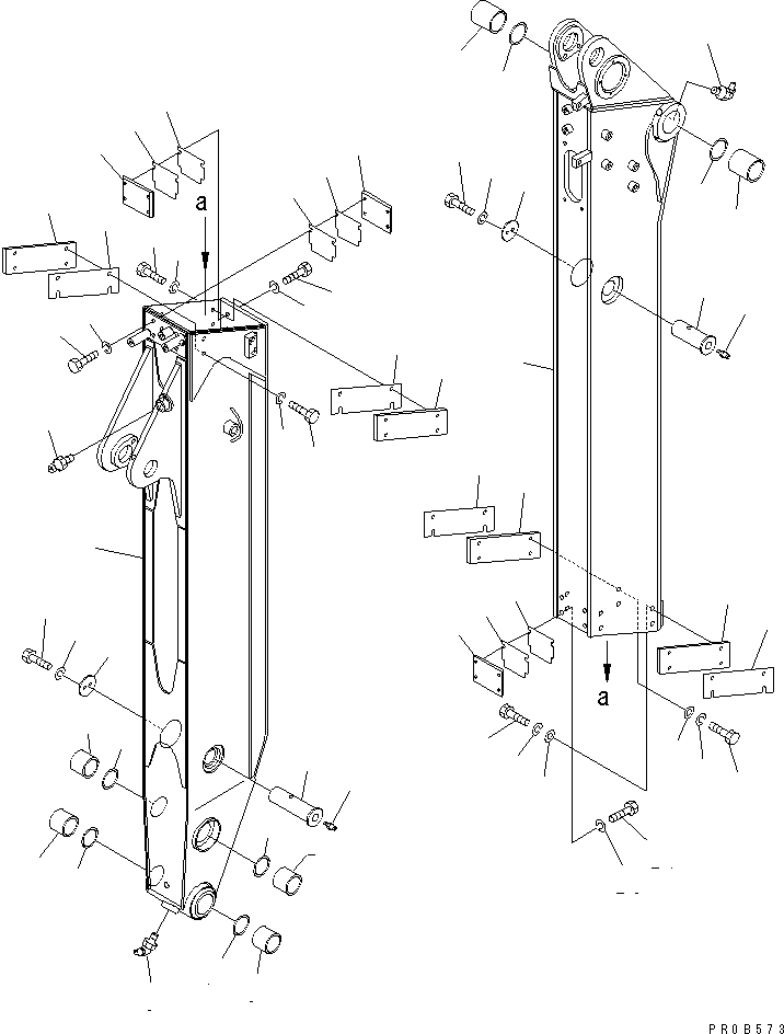 ARM ASS'Y,OUTER 20U-957-0010 KOMATSU