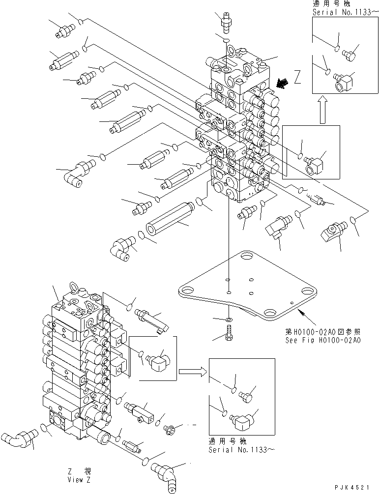 Ниппель 361-92-33140 KOMATSU