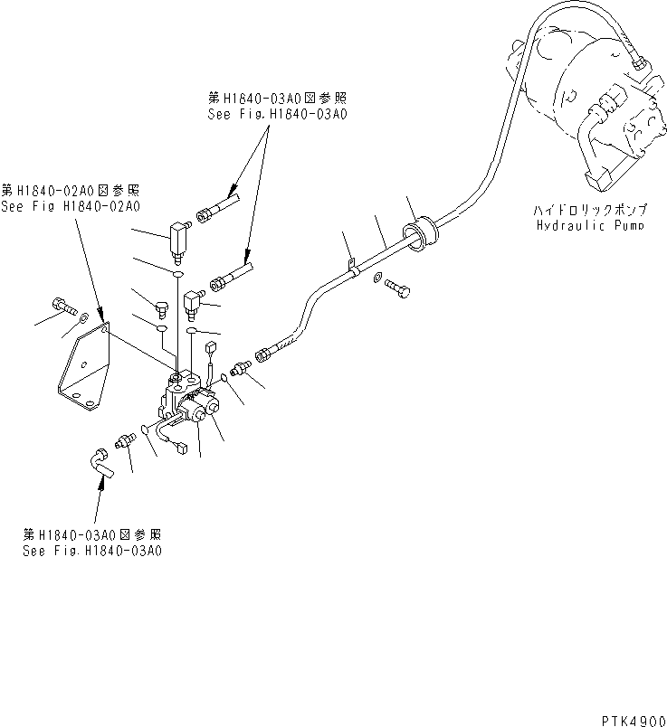 Шланг 20U-62-33741 KOMATSU
