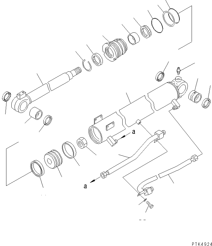 CYLINDER,BOOM 20U-63-56741 KOMATSU