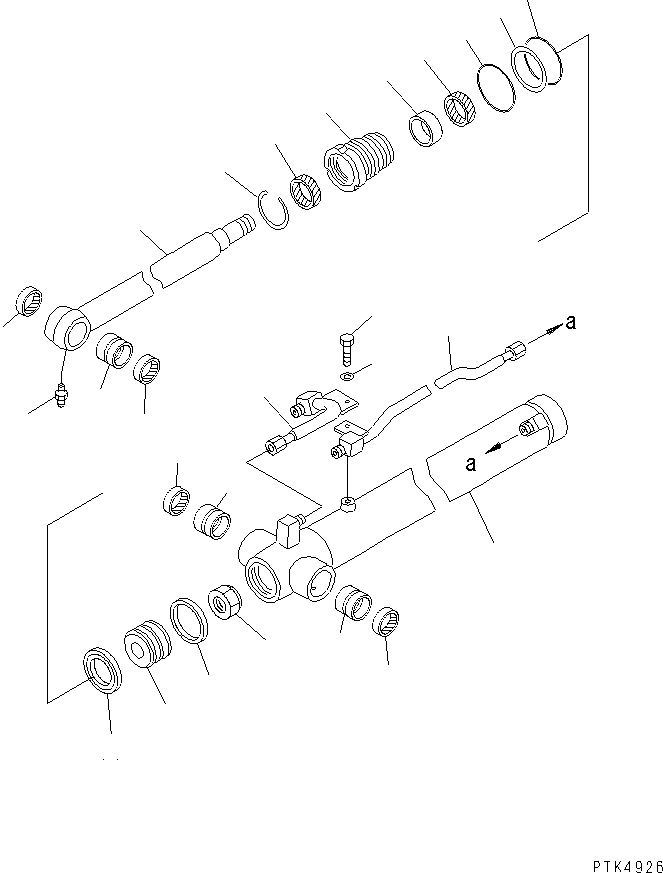 CYLINDER,ARM 20U-63-66641 KOMATSU